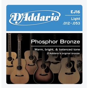 D'Addario EJ16 Light | Starrs Guitars