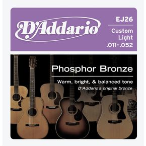 D'Addario EJ26 Custom Light | Starrs Guitars