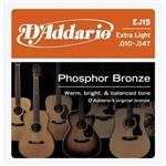 D'Addario EJ15 Extra Light  | Starrs Guitars