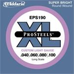 D'Addario ProSteels EPS190 Custom Light Long Scale Bass Strings | Starrs Guitars